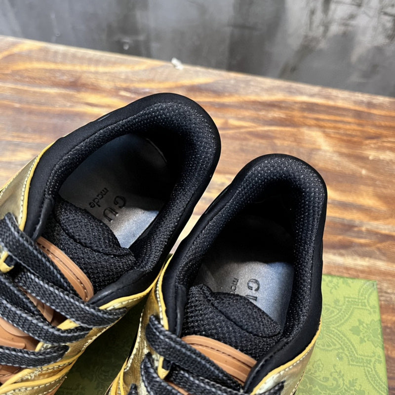 Gucci muted earth tones luxury sneakers view 4 everyday casual design