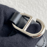 Side view of timeless structured handbag