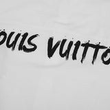 Flat lay presentation of Louis Vuitton luxury clothing with monogram-inspired silhouette