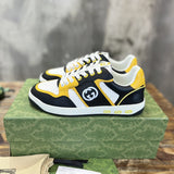 Gucci classic monochrome luxury sneakers view 10 retro runner design
