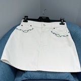 Front view of Celine Denim Skirt premium skirt