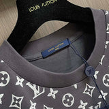 Front view of Louis Vuitton cotton t-shirt with logo-detail design