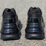 Contemporary Vegan Leather Shoes - Smooth Faux-Leather Finish | Women's Luxury Shoes #99 - back view (image 4) of designer-inspired shoes