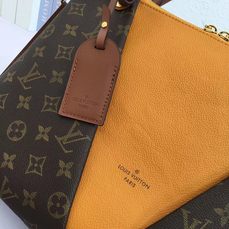 Back view of sleek premium women's handbag – women's designer-style accessory