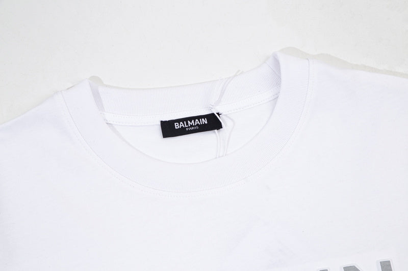 Close-up detail view of Balmain luxury piece style No.083