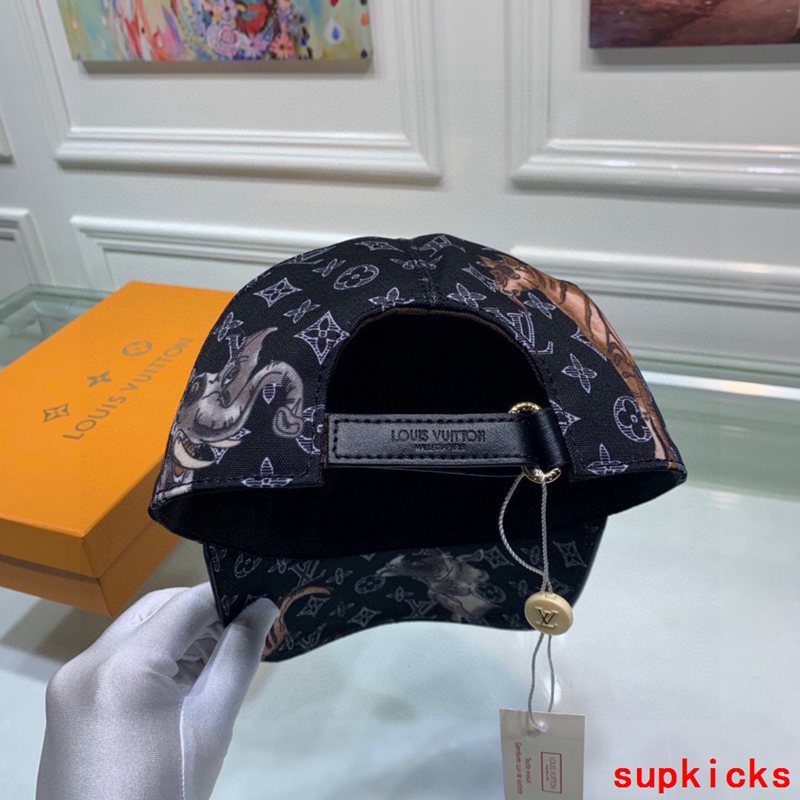 Side view of Louis Vuitton unisex cap