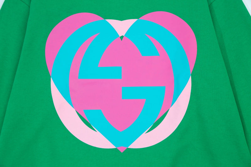Front view of Gucci luxury clothing with relaxed-fit cut