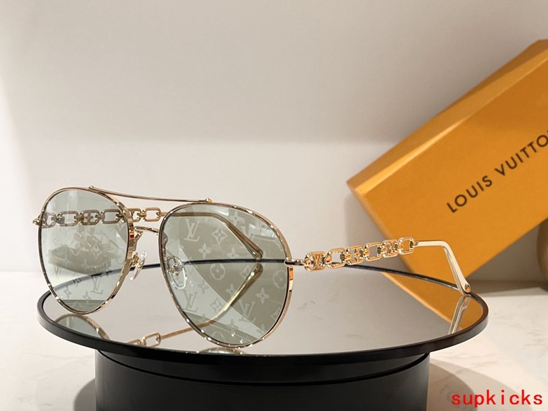 Angled view of Louis Vuitton unisex sunglasses