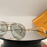 Angled view of Louis Vuitton unisex sunglasses