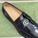 Gucci soft grey luxury sneakers view 4 padded collar comfort