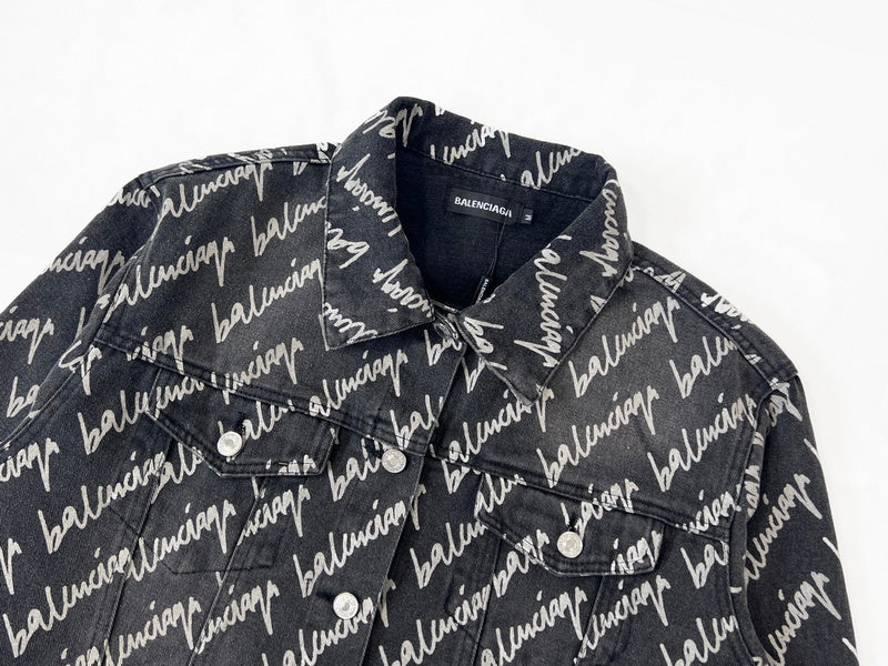 Close-up of Balenciaga designer clothing craftsmanship