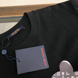 Full styled look of Louis Vuitton cotton t-shirt with streetwear-inspired cut