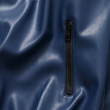 Side profile of Louis Vuitton luxury clothing with monogram-inspired silhouette
