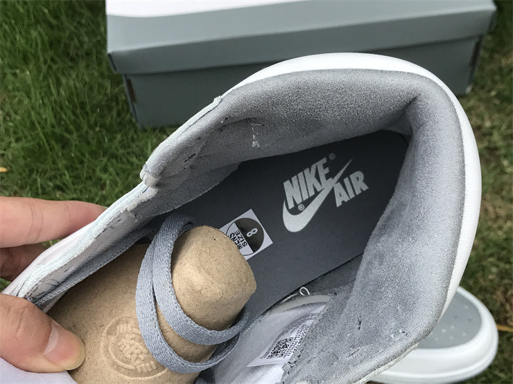 Nike two-tone luxury sneakers view 6 breathable knit upper