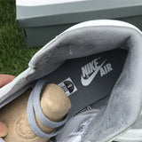Nike two-tone luxury sneakers view 6 breathable knit upper