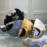 Close-up detail view of Burberry unisex cap