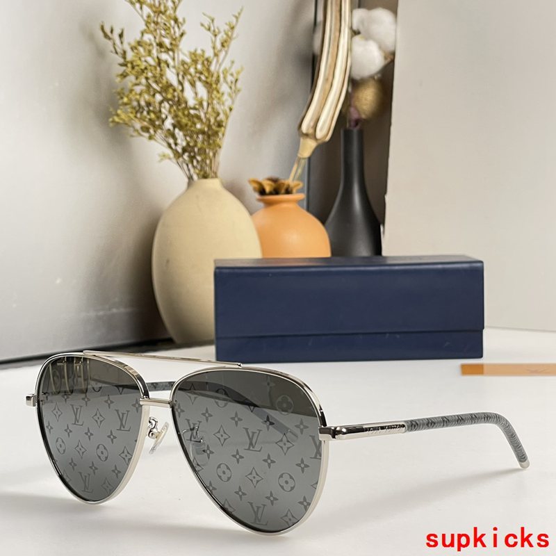 Side view of Louis Vuitton unisex sunglasses