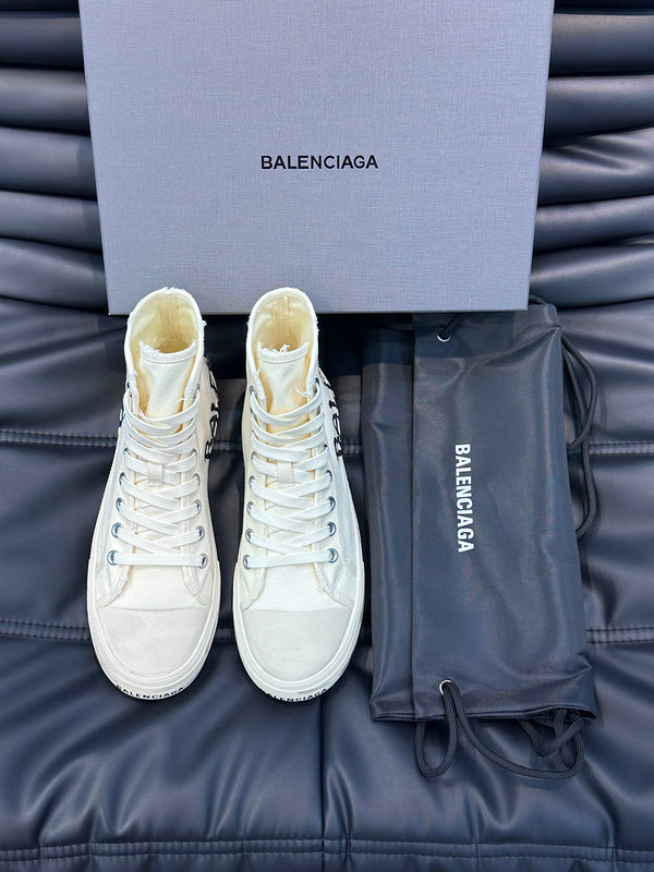 Balenciaga Camel Block Heel Pumps - Close-Up Texture View