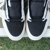 Nike two-tone luxury sneakers view 9 signature lace-up style