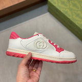 Gucci Fashion sneakers in soft grey chunky sole construction front view