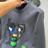 Flat lay presentation of Louis Vuitton luxury clothing with tailored silhouette