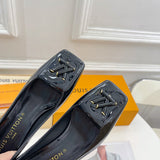 Louis Vuitton Red Combat Boots - Close-Up Texture View