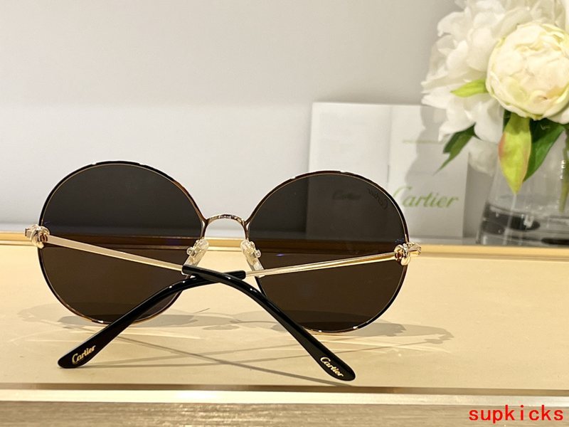 Full view of Cartier unisex sunglasses