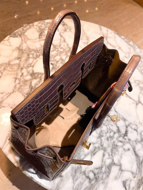 Tailored bag shown from front angle