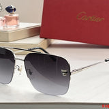 Angled view of Cartier unisex sunglasses