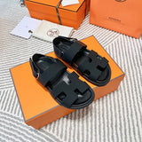 Hermes sandals Style 217 - texture and material detail