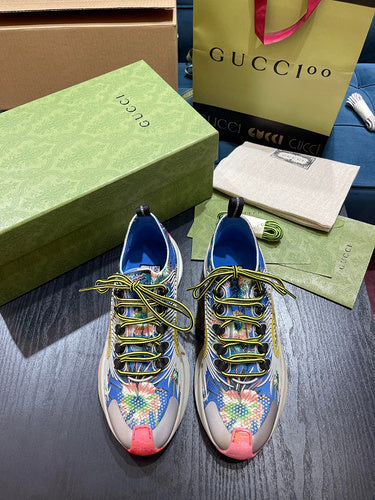 Gucci neutral cream luxury sneakers view 11 streetwear statement look