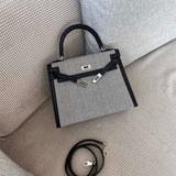  crossbody bag close-up of hardware and finish