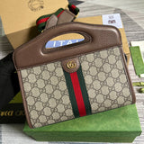 Front view of modern sleek women's handbag – women's premium purse
