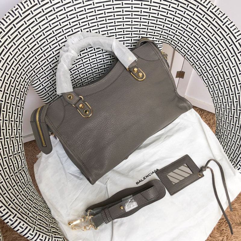 Top view of sleek polished women's handbag – women's luxury accessory