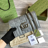 Front view of sleek structured women's handbag – women's luxury handbag