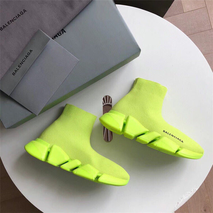 Balenciaga Beige Chelsea Boots - Front View