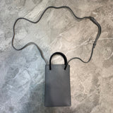 Timeless Premium PU Leather Handbag - Smooth Faux-Leather Exterior | Women's Luxury Handbag #997 - back view (image 4) of designer-inspired handbag