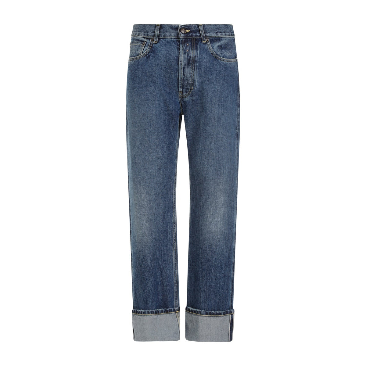 Alexander McQueen Jeans? Alexander Mcqueen Turn Up Jeans Men Classic Everyday Designer Jeans
