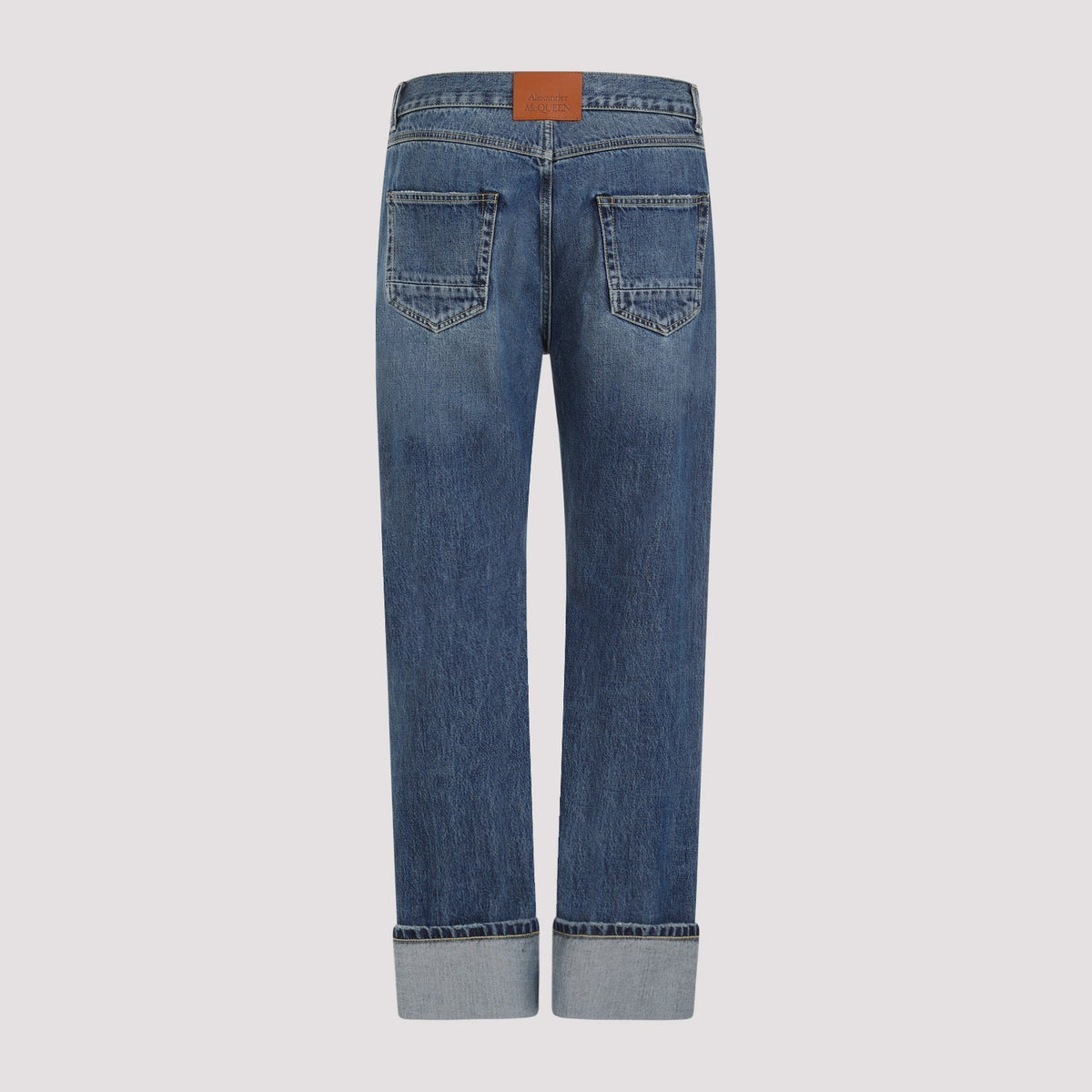 Alexander McQueen premium pants detail and craftsmanship close-up