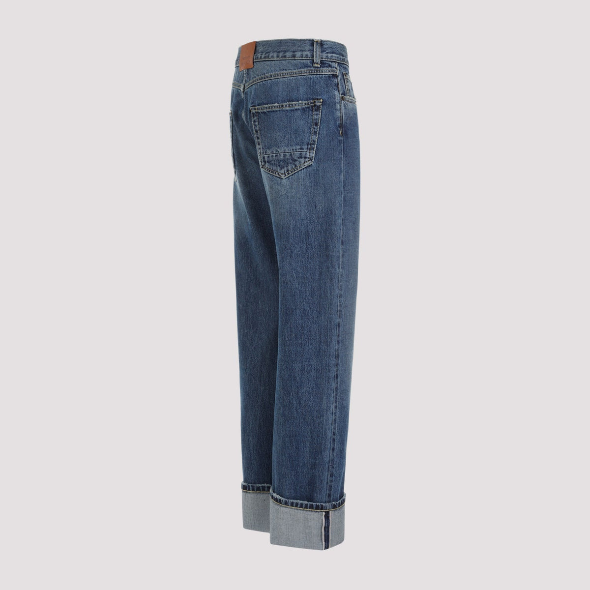 Alexander McQueen Jeans? Alexander Mcqueen Turn Up Jeans Men Classic Everyday Designer Jeans