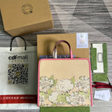 Close-up detail of polished bag design