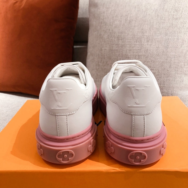 Louis Vuitton luxury shoes detail shot
