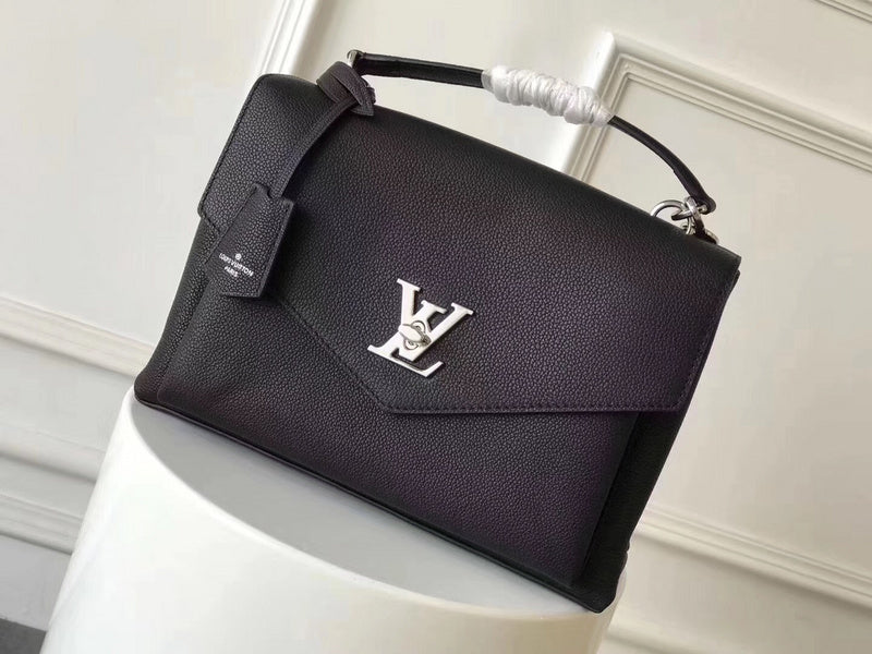 Front view of chic modern women's handbag – women's designer-style accessory