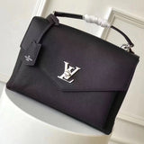 Front view of chic modern women's handbag – women's designer-style accessory