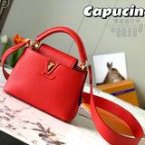 Front view of refined modern women's handbag – women's luxury accessory