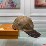 Close-up detail view of Louis Vuitton unisex cap