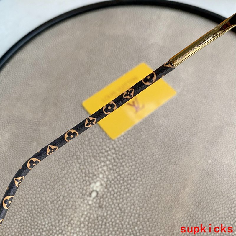 Close-up detail view of Louis Vuitton unisex sunglasses
