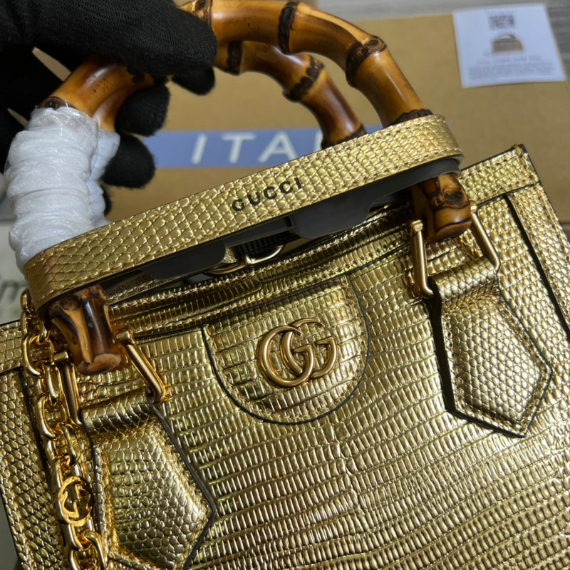Back view of signature modern women's handbag – women's luxury handbag