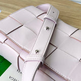 Chic Faux Leather Handbag - Statement Silhouette | Women's Luxury Handbag #1647 - close-up detail shot (image 3) of designer-inspired handbag