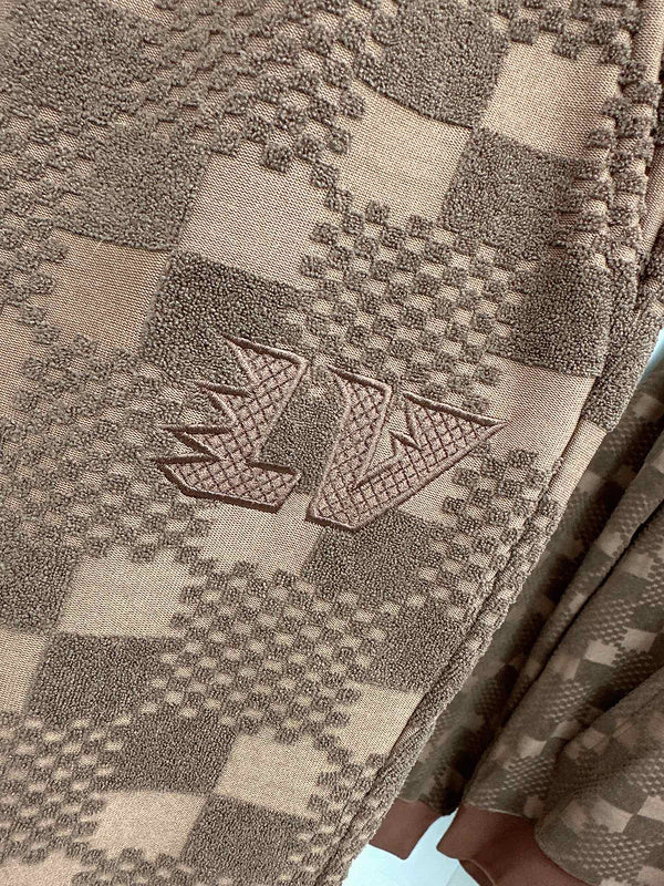 Side profile of Louis Vuitton luxury clothing with streetwear-inspired cut